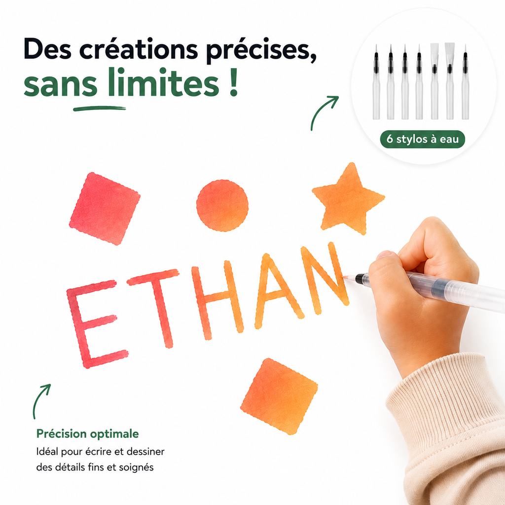 6 stylo à eau